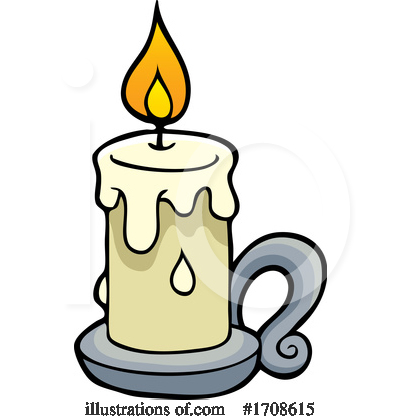 Royalty-Free (RF) Candle Clipart Illustration by visekart - Stock Sample #1708615