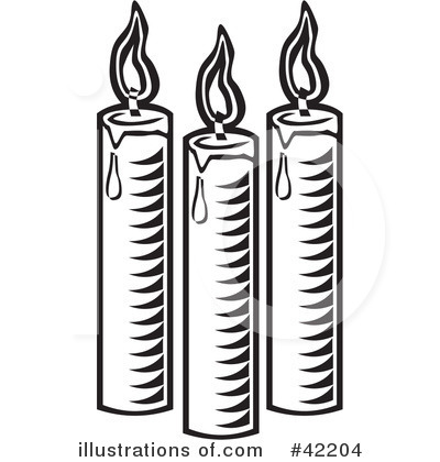 Royalty-Free (RF) Candle Clipart Illustration by David Rey - Stock Sample #42204