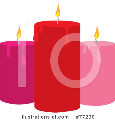 Royalty-Free (RF) Candle Clipart Illustration by Rosie Piter - Stock Sample #77230