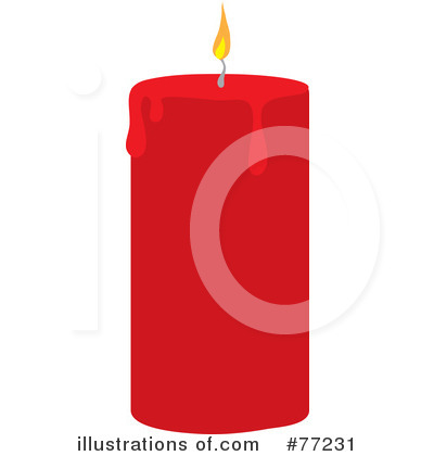 Royalty-Free (RF) Candle Clipart Illustration by Rosie Piter - Stock Sample #77231
