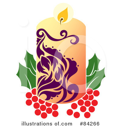 Royalty-Free (RF) Candle Clipart Illustration by Cherie Reve - Stock Sample #84266