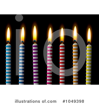 Royalty-Free (RF) Candles Clipart Illustration by michaeltravers - Stock Sample #1049398