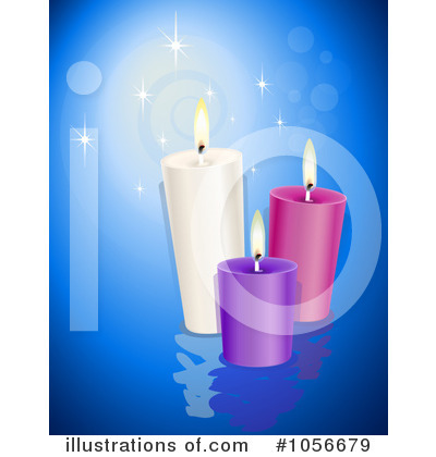 Royalty-Free (RF) Candles Clipart Illustration by Oligo - Stock Sample #1056679