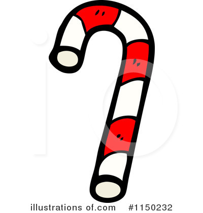 Royalty-Free (RF) Candy Cane Clipart Illustration by lineartestpilot - Stock Sample #1150232