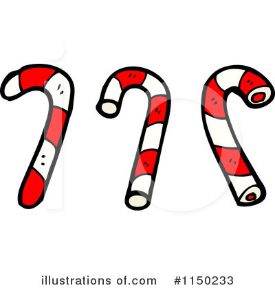 Candy Canes Clipart #1150233 by lineartestpilot
