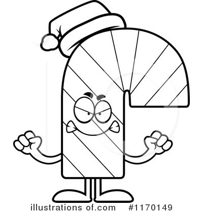 Royalty-Free (RF) Candy Cane Clipart Illustration by Cory Thoman - Stock Sample #1170149