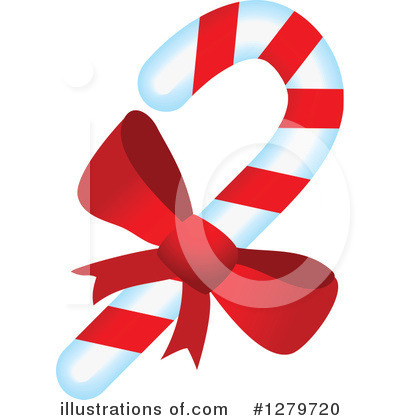 Candy Cane Clipart #1279720 by Vector Tradition SM