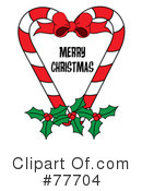 Candy Cane Clipart #77704 by Pams Clipart