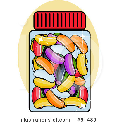 Royalty-Free (RF) Candy Clipart Illustration by r formidable - Stock Sample #61489
