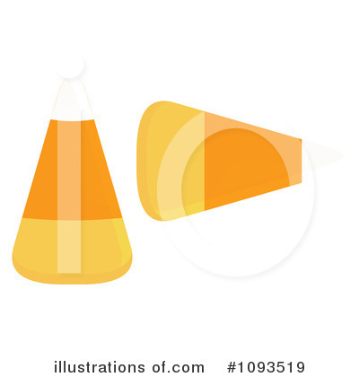 Royalty-Free (RF) Candy Corn Clipart Illustration by Randomway - Stock Sample #1093519