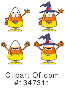 Candy Corn Clipart #1347311 by Hit Toon