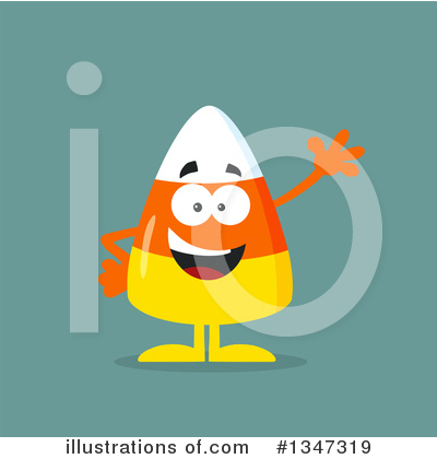 Royalty-Free (RF) Candy Corn Clipart Illustration by Hit Toon - Stock Sample #1347319