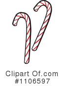 Candycane Clipart #1106597 by Cartoon Solutions