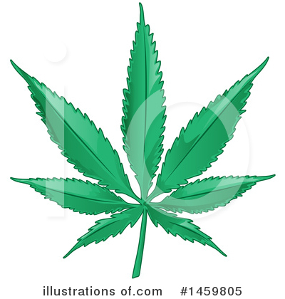 Cannabis Clipart #1459805 by Domenico Condello