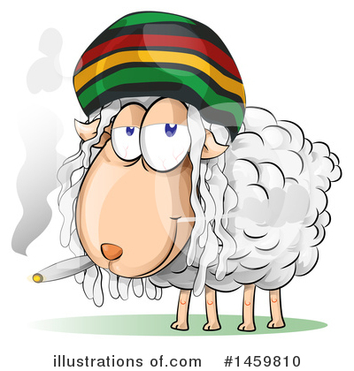 Royalty-Free (RF) Cannabis Clipart Illustration by Domenico Condello - Stock Sample #1459810