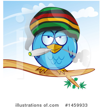 Royalty-Free (RF) Cannabis Clipart Illustration by Domenico Condello - Stock Sample #1459933