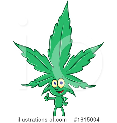 Cannabis Clipart #1615004 by Domenico Condello