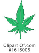 Cannabis Clipart #1615005 by Domenico Condello