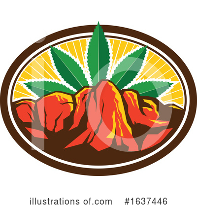 Royalty-Free (RF) Cannabis Clipart Illustration by patrimonio - Stock Sample #1637446