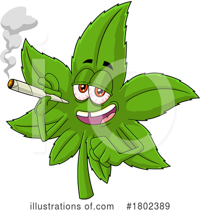 Royalty-Free (RF) Cannabis Clipart Illustration by Hit Toon - Stock Sample #1802389