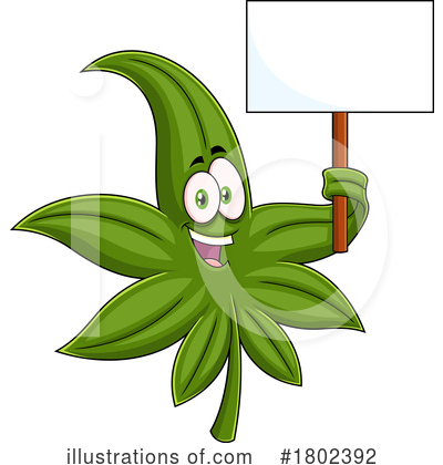 Royalty-Free (RF) Cannabis Clipart Illustration by Hit Toon - Stock Sample #1802392