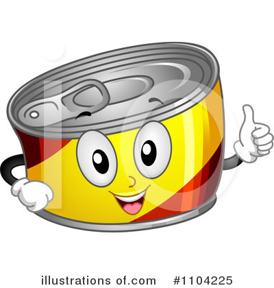 Royalty-Free (RF) Canned Food Clipart Illustration by BNP Design Studio - Stock Sample #1104225