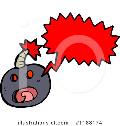 Royalty-Free (RF) Cannonball Clipart Illustration by lineartestpilot - Stock Sample #1183174