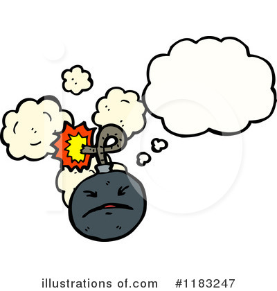 Royalty-Free (RF) Cannonball Clipart Illustration by lineartestpilot - Stock Sample #1183247