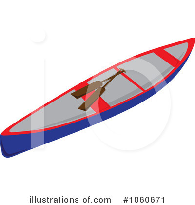 Royalty-Free (RF) Canoe Clipart Illustration by Pams Clipart - Stock Sample #1060671