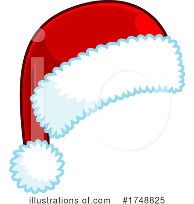 Santa Hat Clipart #1748825 by Hit Toon