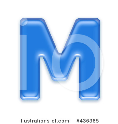 Royalty-Free (RF) Capital Blue Letter Clipart Illustration by chrisroll - Stock Sample #436385