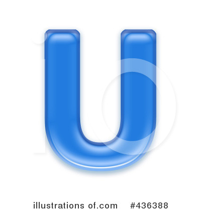Royalty-Free (RF) Capital Blue Letter Clipart Illustration by chrisroll - Stock Sample #436388