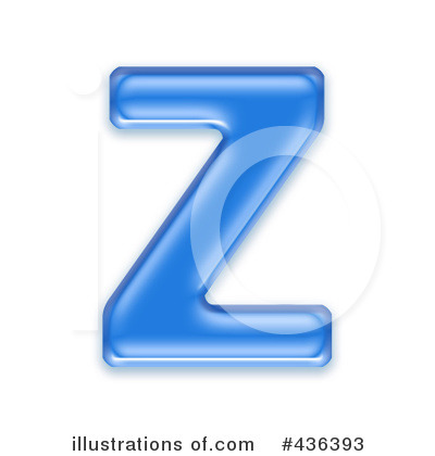 Royalty-Free (RF) Capital Blue Letter Clipart Illustration by chrisroll - Stock Sample #436393