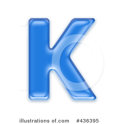 Royalty-Free (RF) Capital Blue Letter Clipart Illustration by chrisroll - Stock Sample #436395