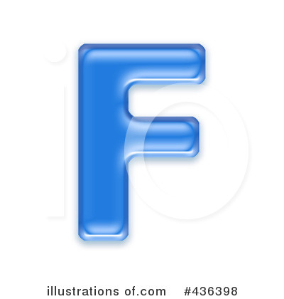 Royalty-Free (RF) Capital Blue Letter Clipart Illustration by chrisroll - Stock Sample #436398