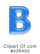 Capital Blue Letter Clipart #436403 by chrisroll
