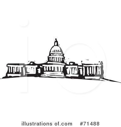 Royalty-Free (RF) Capital Building Clipart Illustration by xunantunich - Stock Sample #71488