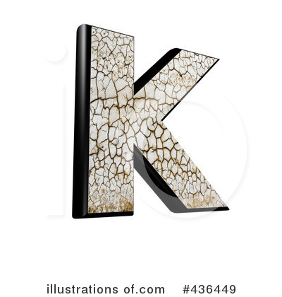 Royalty-Free (RF) Capital Cracked Earth Letter Clipart Illustration by chrisroll - Stock Sample #436449