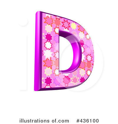 Royalty-Free (RF) Capital Pink Burst Letter Clipart Illustration by chrisroll - Stock Sample #436100