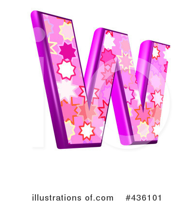 Royalty-Free (RF) Capital Pink Burst Letter Clipart Illustration by chrisroll - Stock Sample #436101