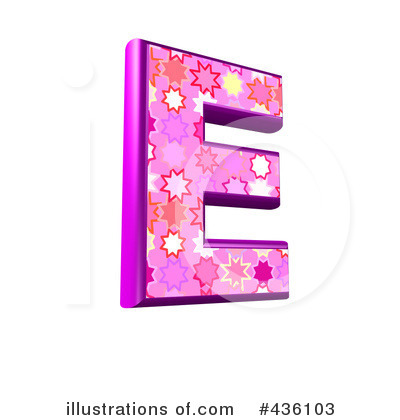 Royalty-Free (RF) Capital Pink Burst Letter Clipart Illustration by chrisroll - Stock Sample #436103
