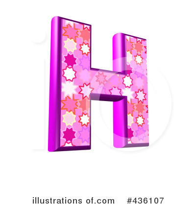 Royalty-Free (RF) Capital Pink Burst Letter Clipart Illustration by chrisroll - Stock Sample #436107