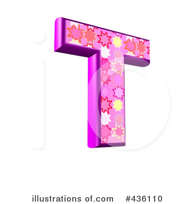 Royalty-Free (RF) Capital Pink Burst Letter Clipart Illustration by chrisroll - Stock Sample #436110