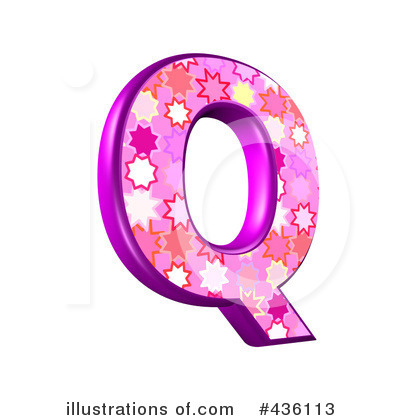Royalty-Free (RF) Capital Pink Burst Letter Clipart Illustration by chrisroll - Stock Sample #436113