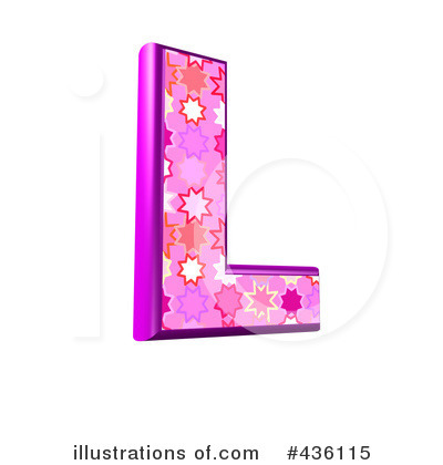 Royalty-Free (RF) Capital Pink Burst Letter Clipart Illustration by chrisroll - Stock Sample #436115