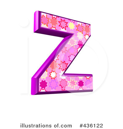 Royalty-Free (RF) Capital Pink Burst Letter Clipart Illustration by chrisroll - Stock Sample #436122