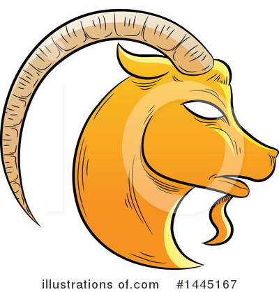 Royalty-Free (RF) Capricorn Clipart Illustration by cidepix - Stock Sample #1445167