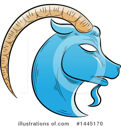 Royalty-Free (RF) Capricorn Clipart Illustration by cidepix - Stock Sample #1445170