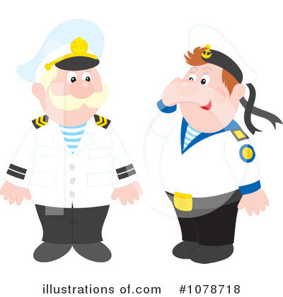 Captain Clipart #1078718 - Illustration by Alex Bannykh
