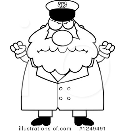 Royalty-Free (RF) Captain Clipart Illustration by Cory Thoman - Stock Sample #1249491